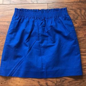 ✨Last Chance✨ J. Crew Royal Blue Sidewalk Skirt